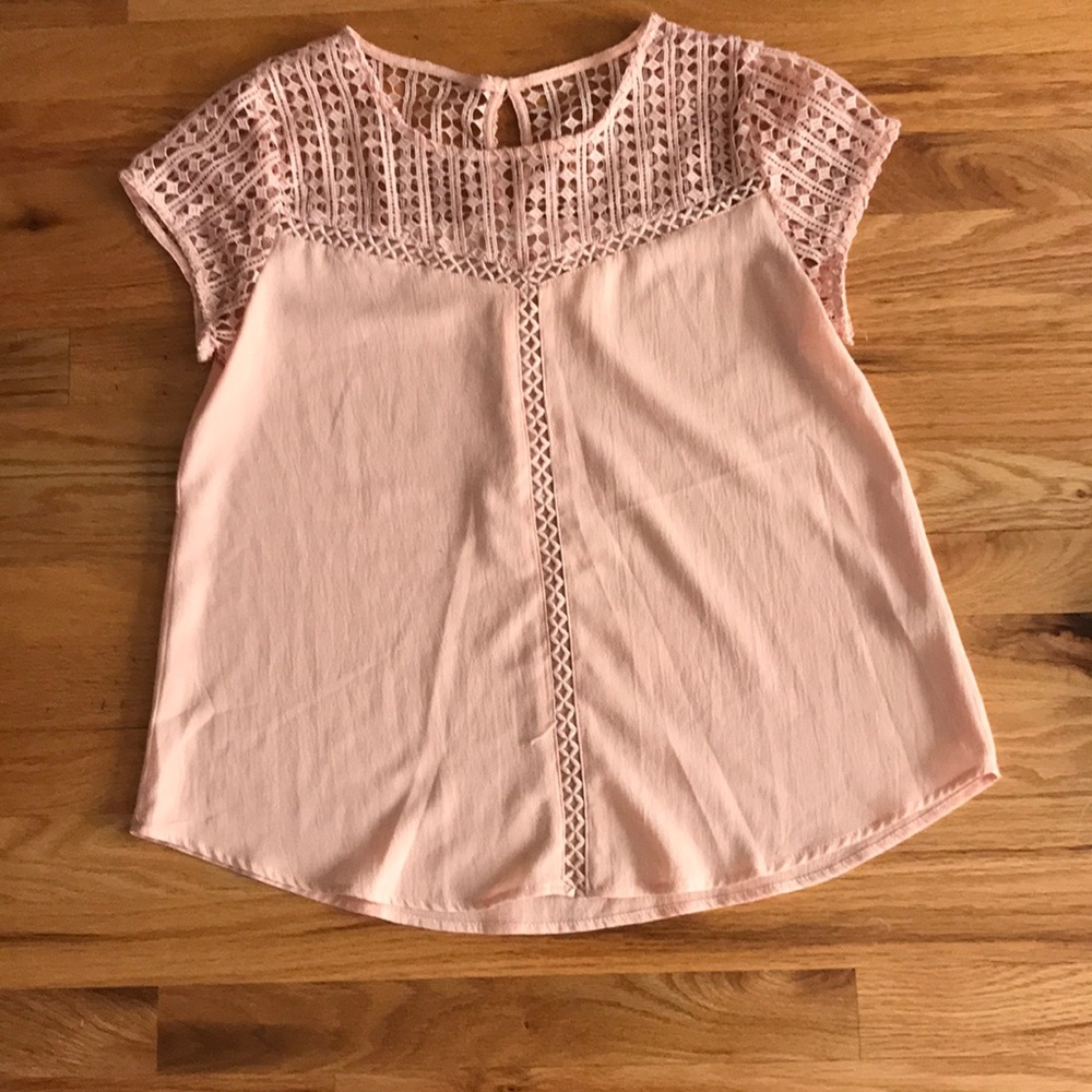 Peach blouse